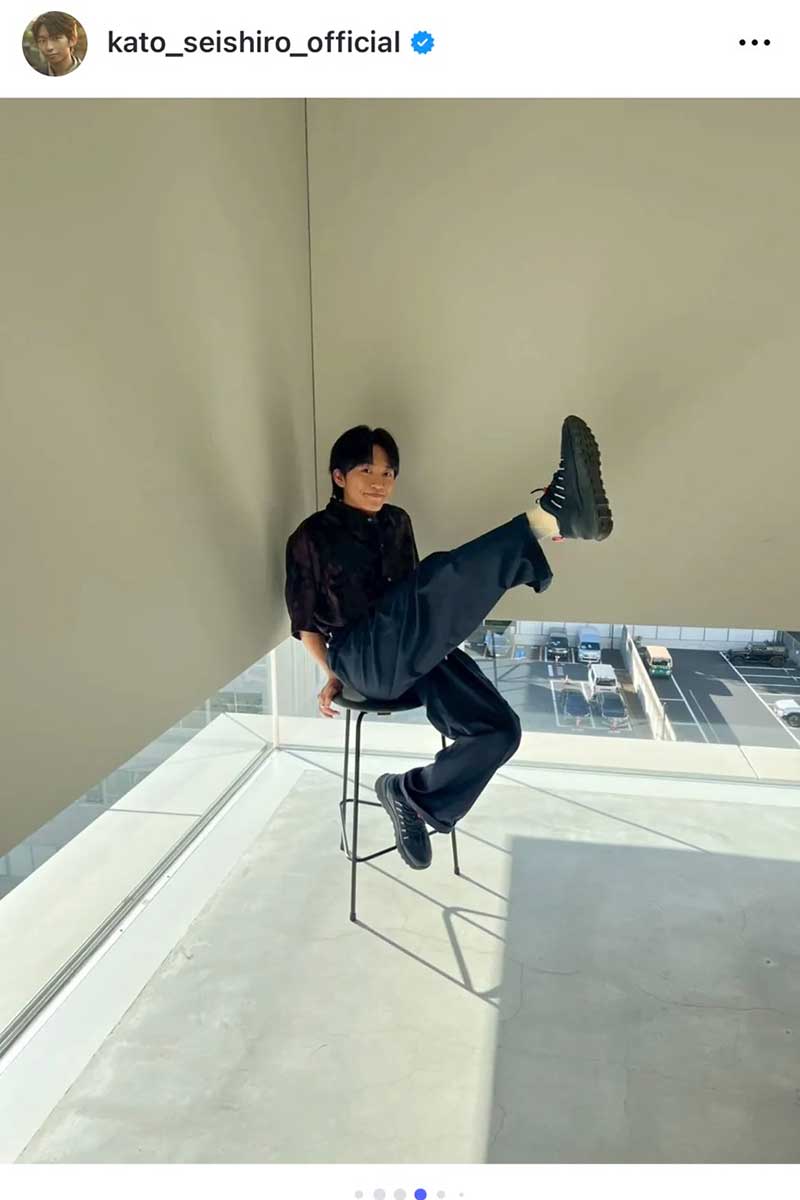加藤清史郎【写真:インスタグラム(@kato_seishiro_official)より】
