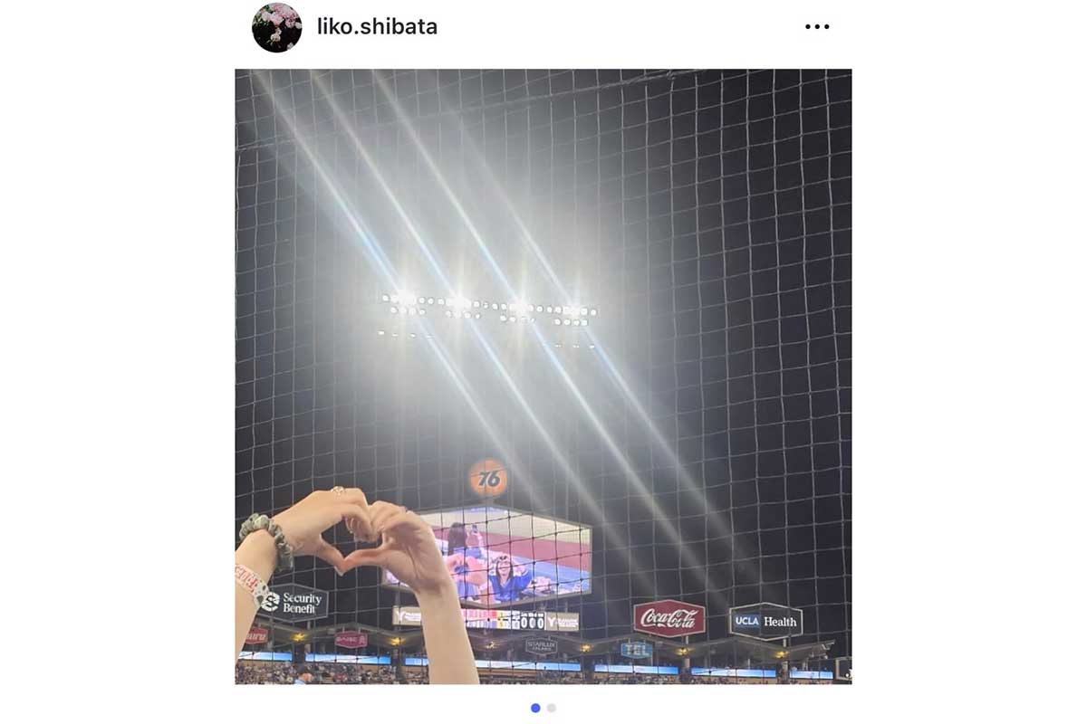 芝田璃子の実際の投稿【写真：インスタグラム（@liko.shibata）より】