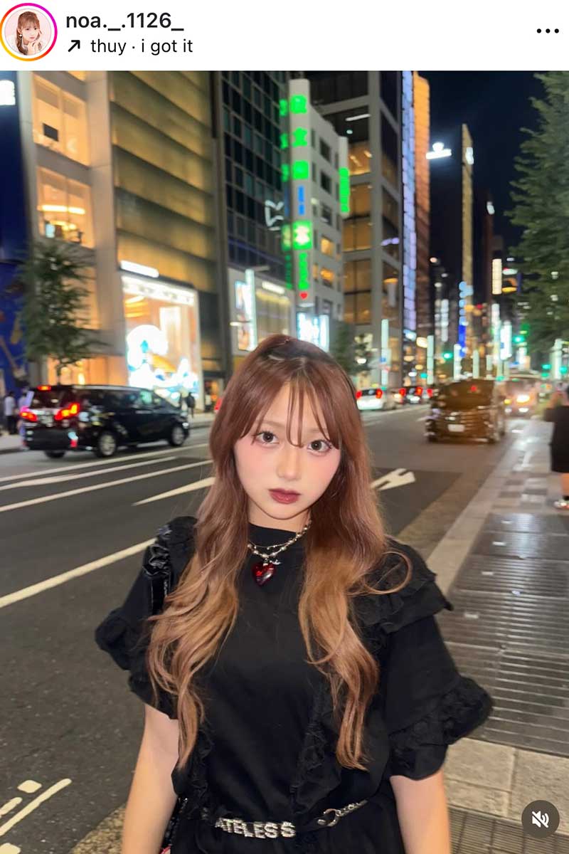 希空の実際の投稿【写真：インスタグラム（@noa._.1126_）より】