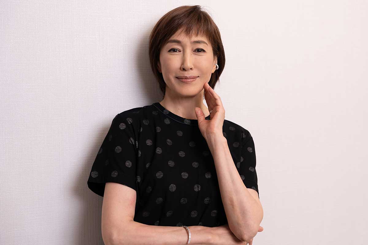 インタビューに応じた高島礼子【写真:増田美咲】