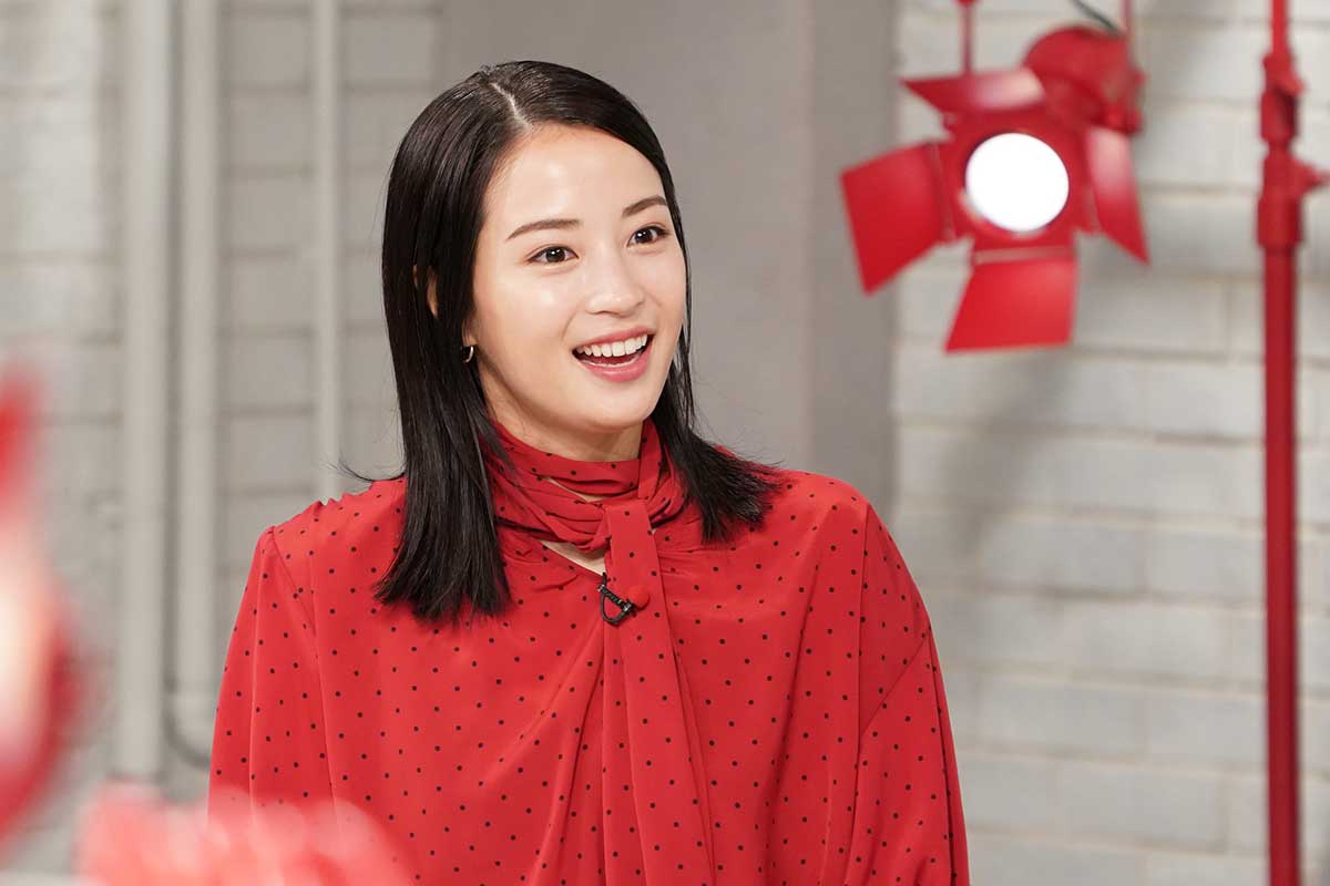 広瀬すずが『おしゃれクリップ』に出演する【写真:(C)日本テレビ】