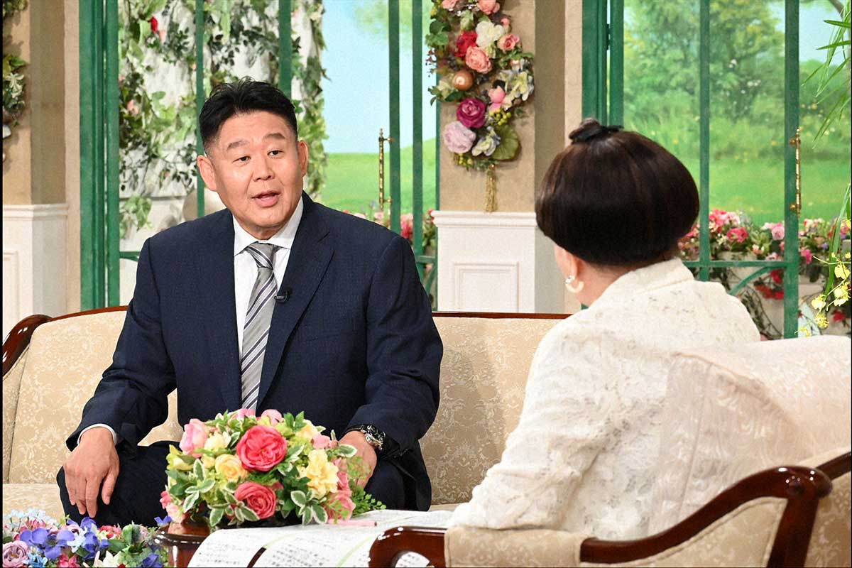 1日放送の『徹子の部屋』に出演した花田虎上【写真:(C)テレビ朝日】