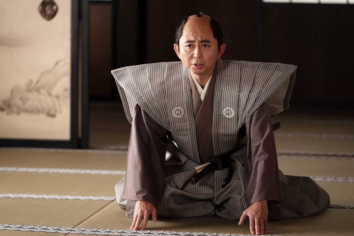 服部半蔵を演じる有吉弘行【写真:(C)NHK】