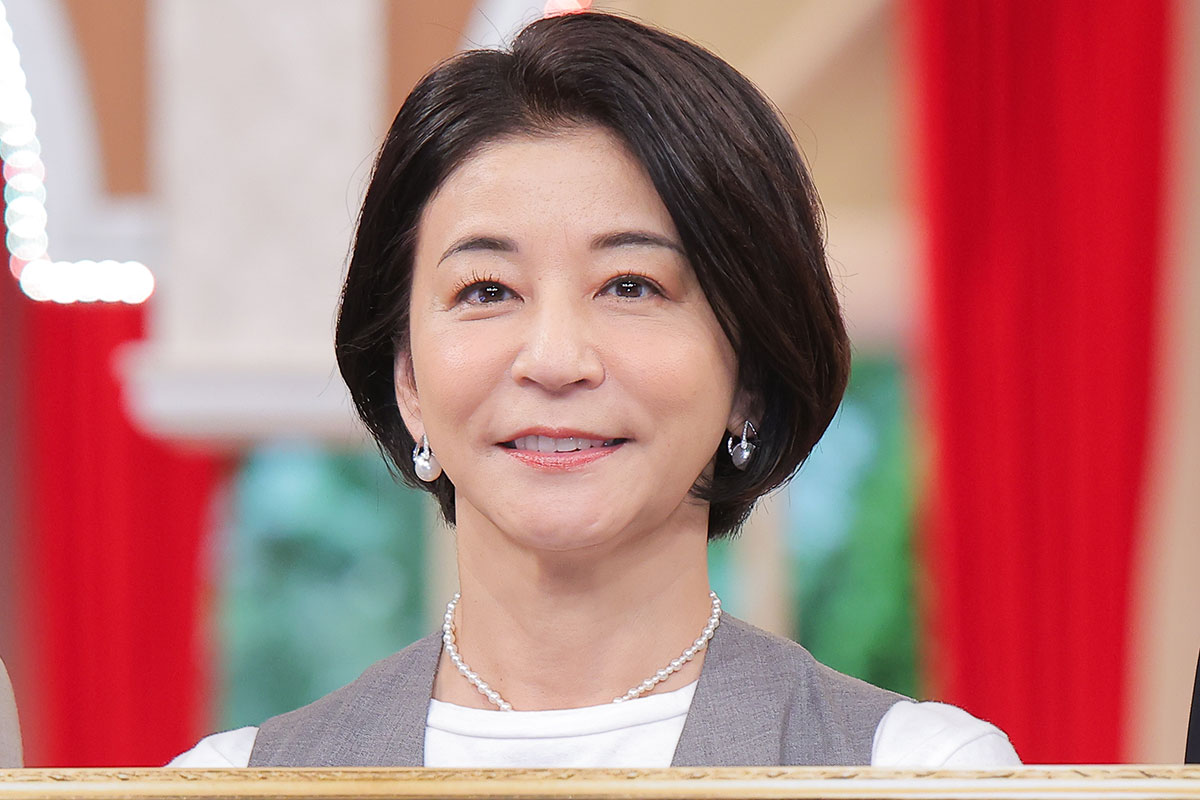 囲み取材会に登場した高嶋ちさ子【写真:ENCOUNT編集部】