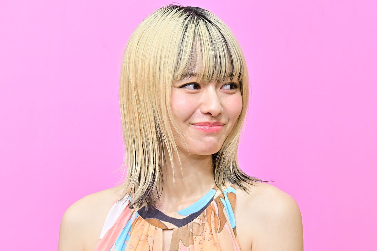 記者会見に登場した山本舞香【写真:ENCOUNT編集部】