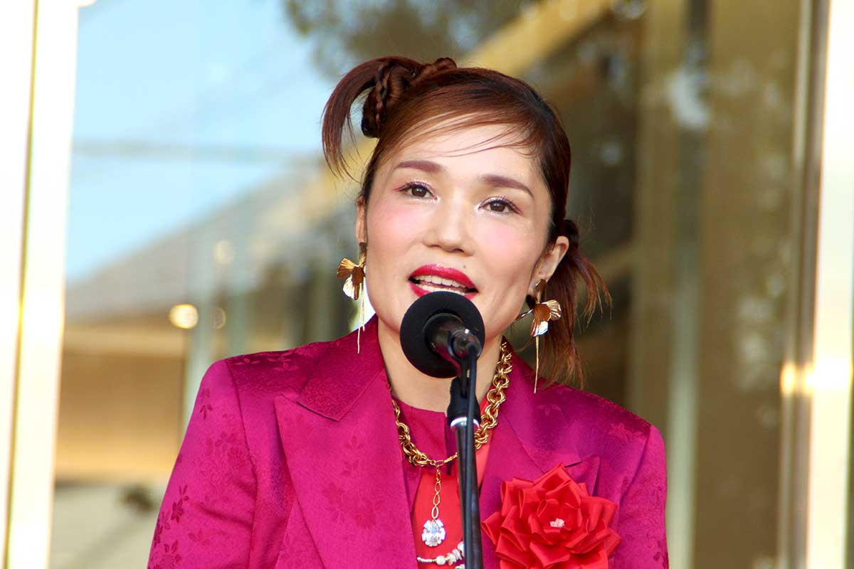 イベントに登壇した平野ノラ【写真:ENCOUNT編集部】