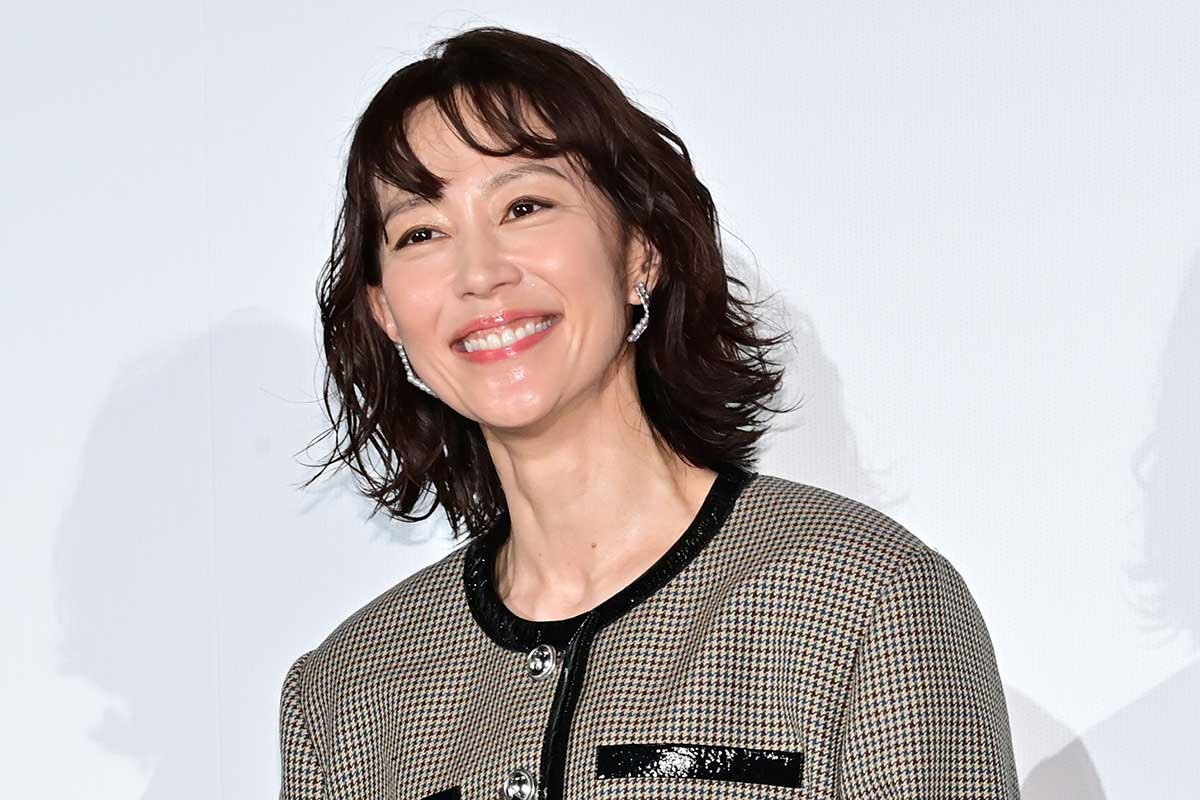 公開記念舞台あいさつに登壇した木村佳乃【写真：ENCOUNT編集部】