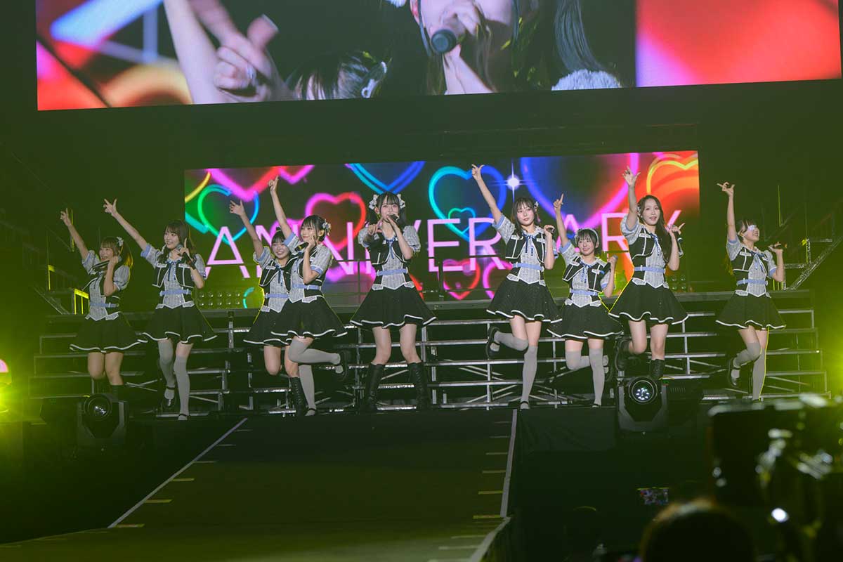 最後は『初恋のひと。』でライブを締めくくった【写真:林晋介・原田圭介】