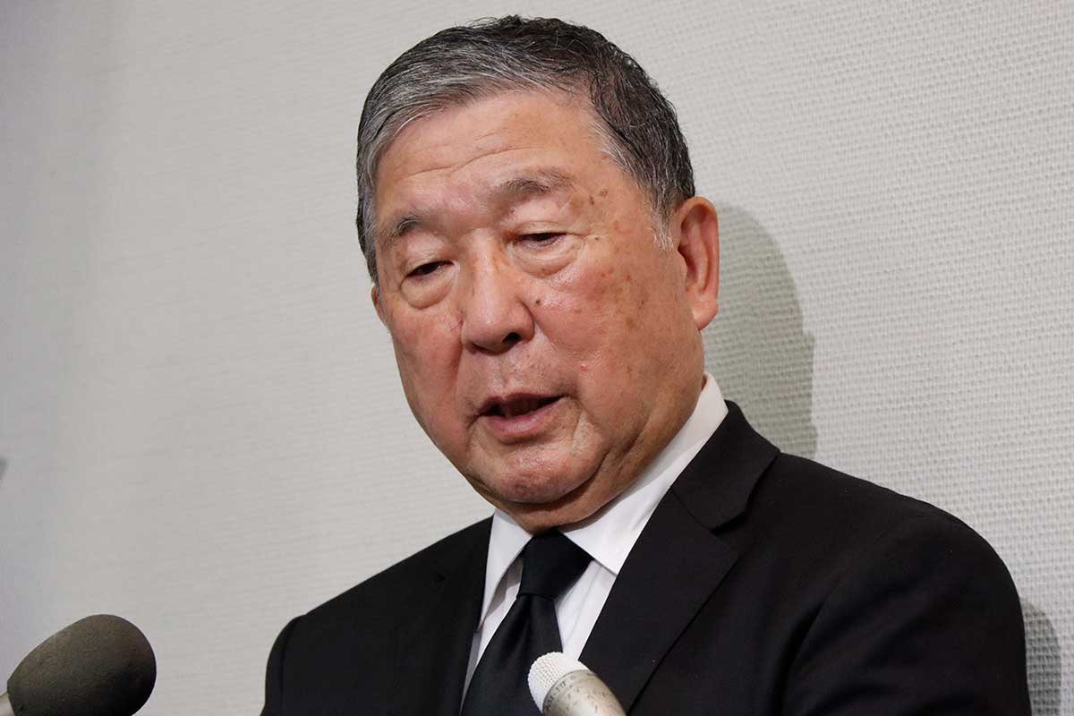 橋幸夫さんの告別式に出席した徳光和夫【写真：ENCOUNT編集部】