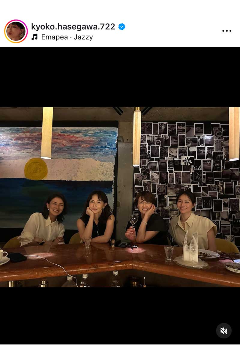 長谷川京子の実際の投稿【写真：インスタグラム（＠kyoko.hasegawa.722）より】