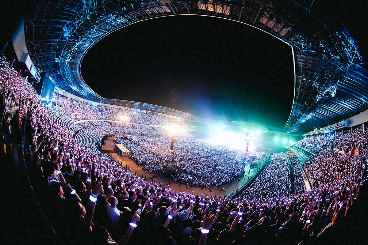 日産スタジアムには約7万人のファンが詰めかけた【写真：Rui Hashimoto [SOUND SHOOTER]】