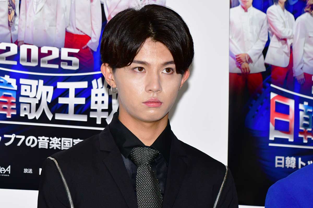 取材会に出席した木本慎之介【写真:ENCOUNT編集部】