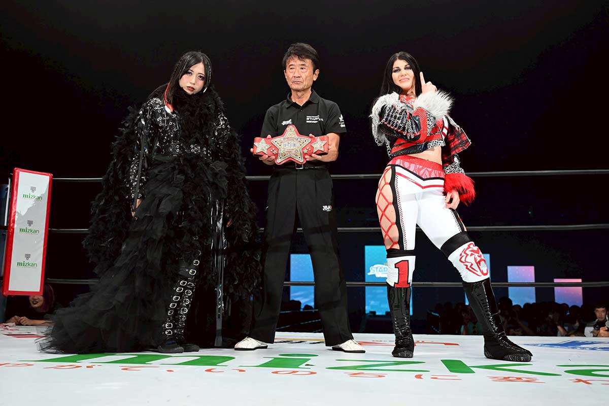 上谷沙弥のワールド王座に挑戦するも惜敗【写真：(C)スターダム】