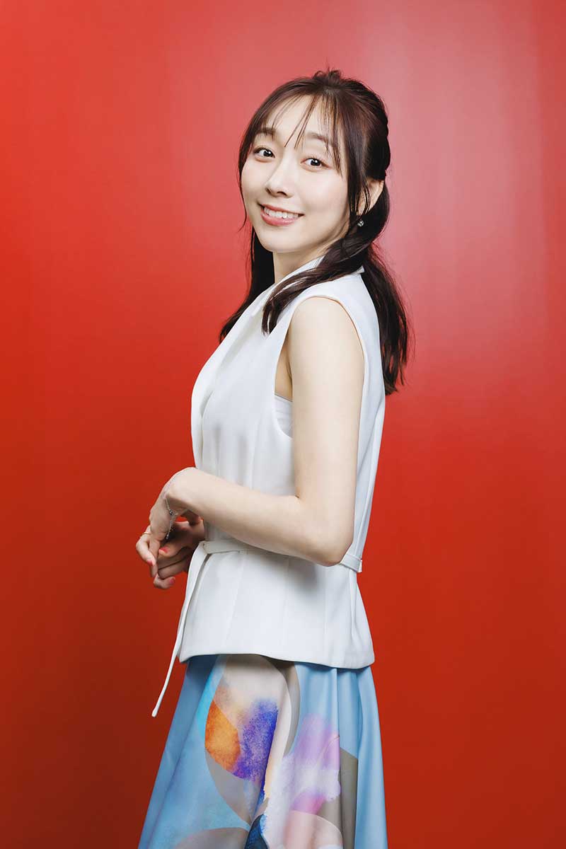 「どんなお仕事でも、出会いとプロセスを大切にしていきたい」と語った【写真：冨田味我】