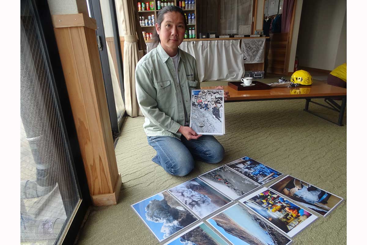 御嶽山噴火当日、対応に当たっていたという二ノ池小屋支配人の小寺祐介さん