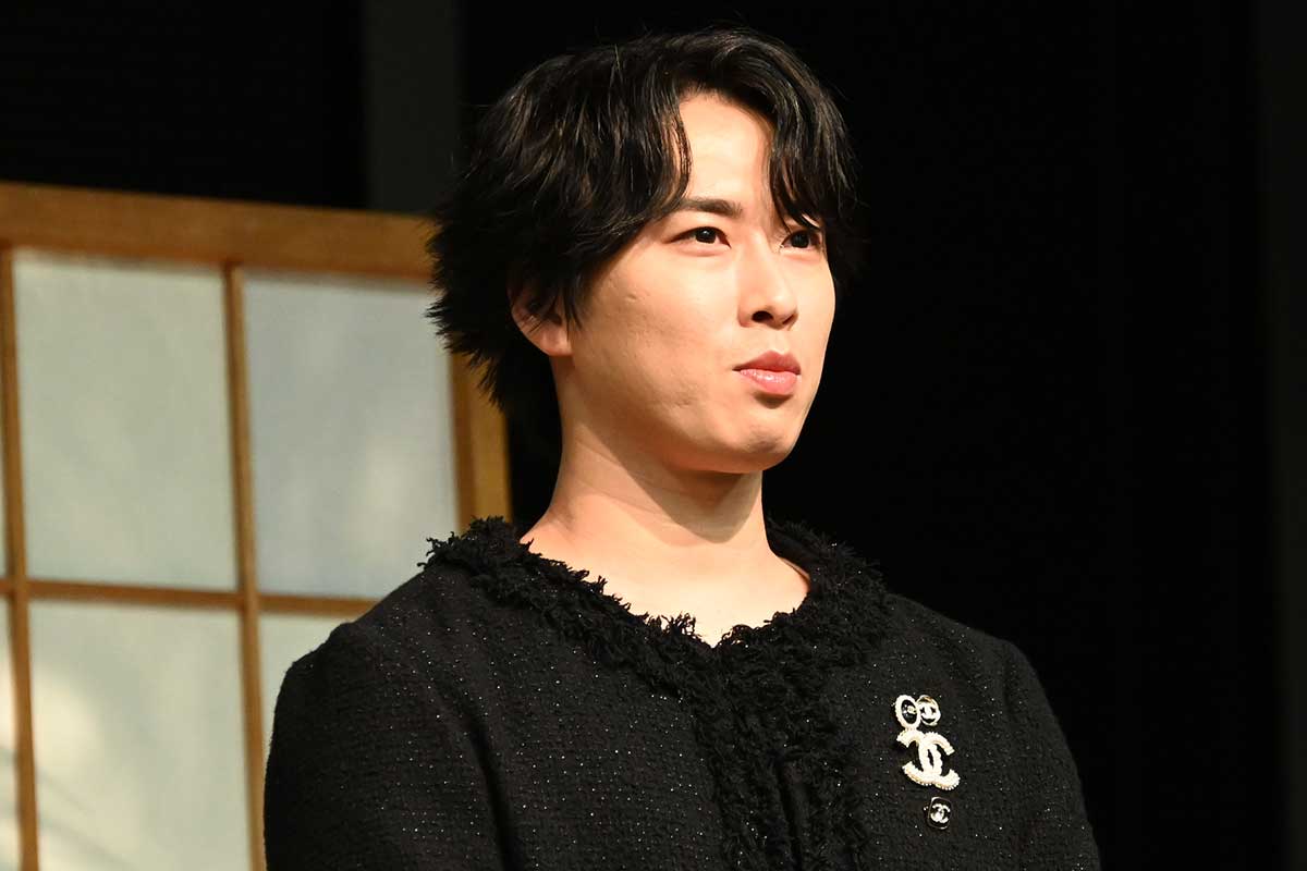 イベントに出席した宮舘涼太【写真：ENCOUNT編集部】
