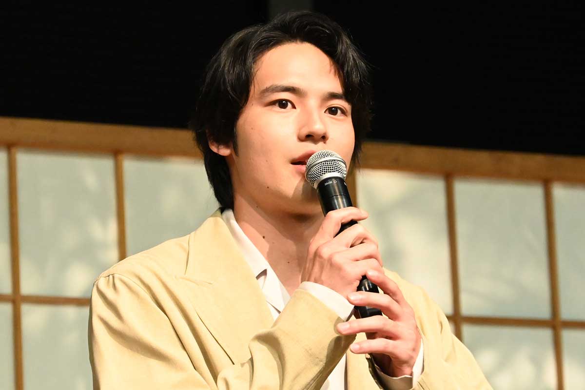 イベントに出席した水上恒司【写真：ENCOUNT編集部】