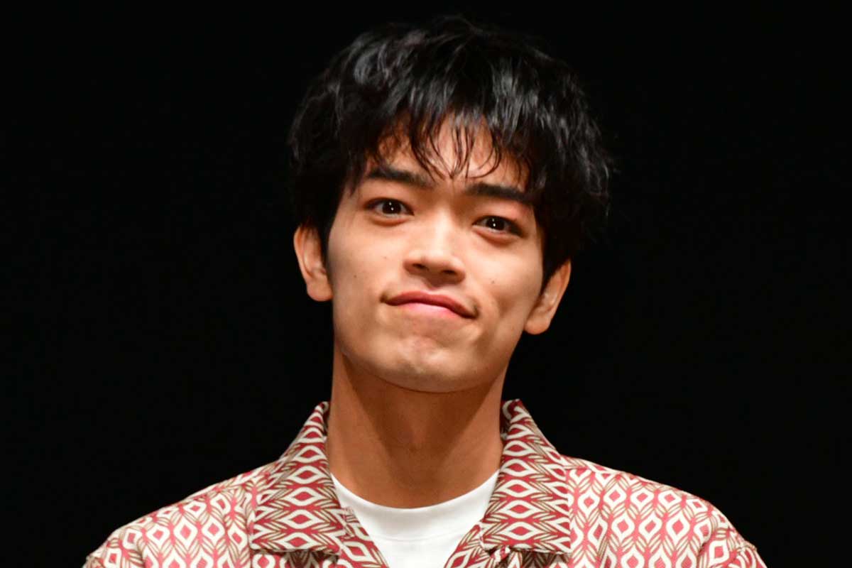 取材会＆公開ゲネプロに出席したtimelesz・原嘉孝【写真：ENCOUNT編集部】