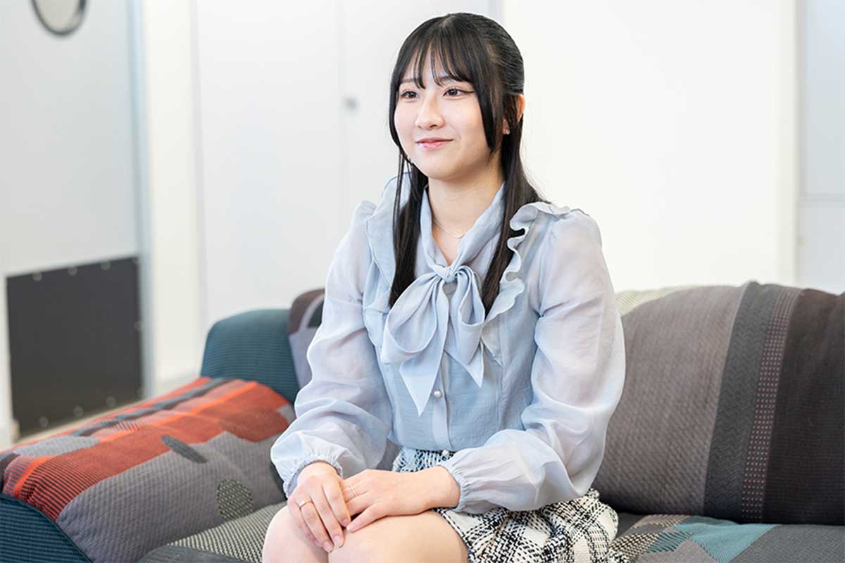 「FRESH CAMPUS CONTEST 2024」審査員特別賞を受賞した城井香那さん【写真：増田美咲】