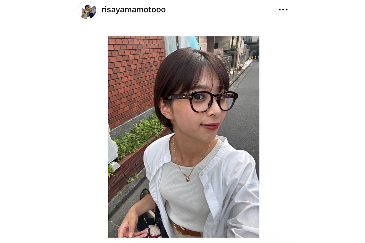 日本テレビ・山本里咲アナウンサー【写真：インスタグラム（＠risayamamotooo）より】
