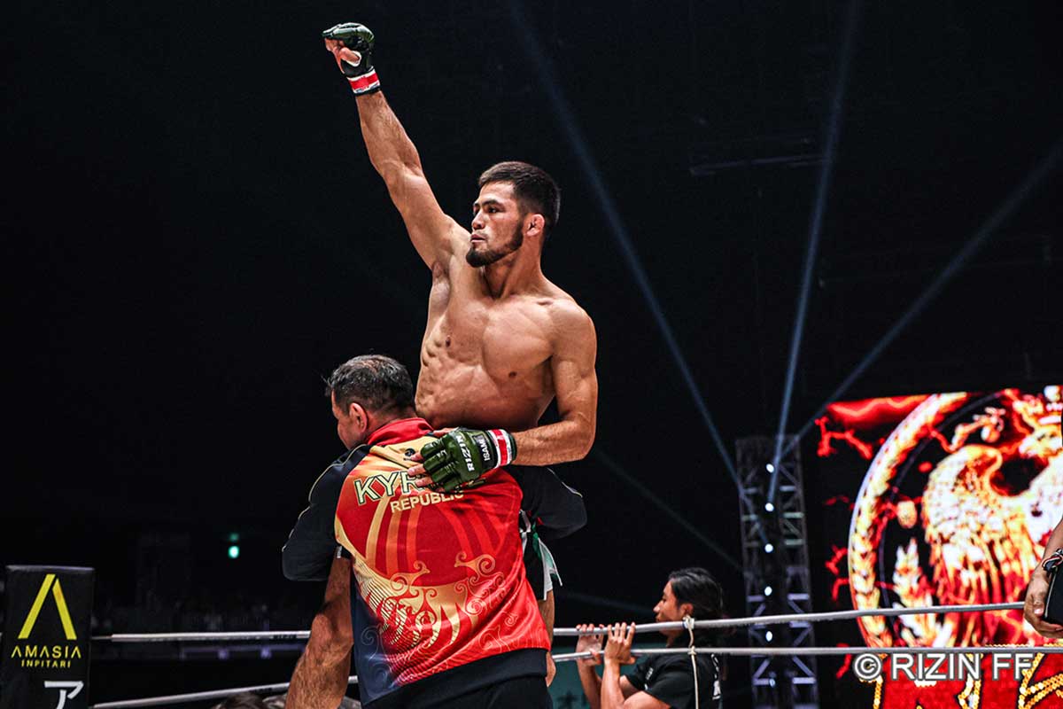 ラジャブアリ・シェイドゥラエフが初防衛に成功した【写真：(C)RIZIN FF】