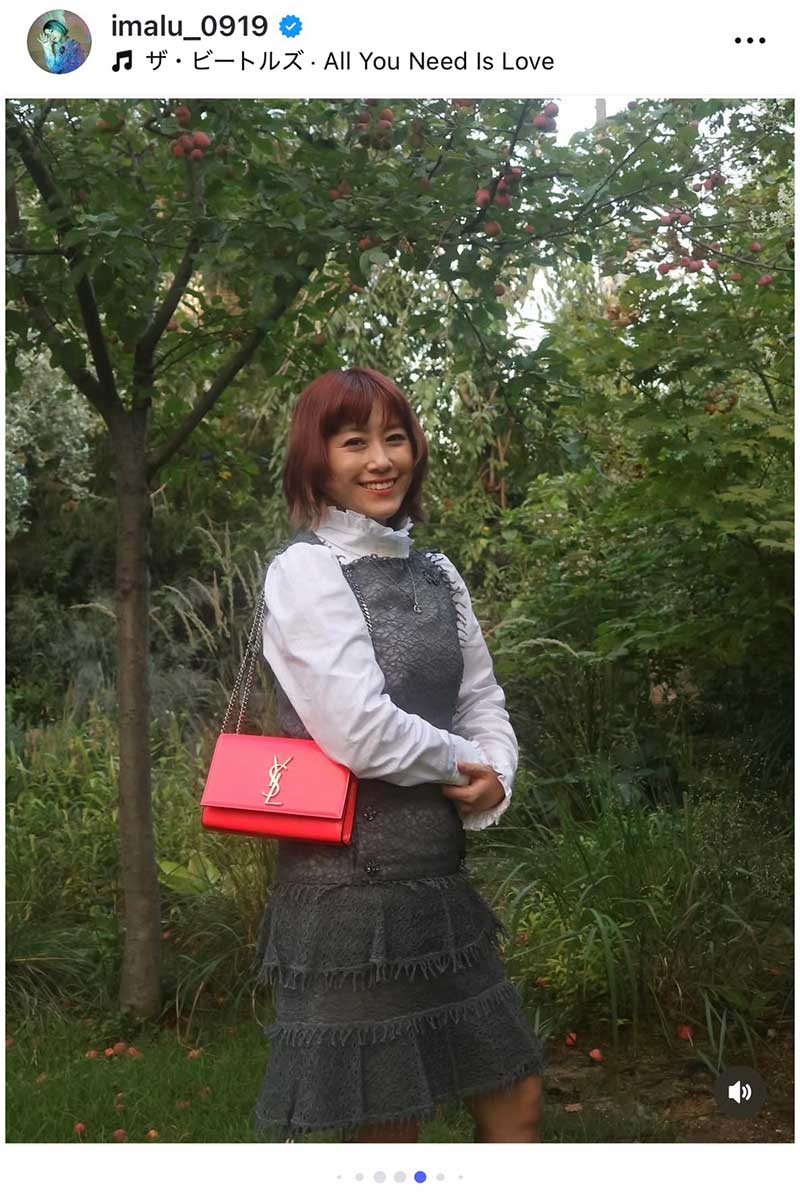 IMALUの実際の投稿【写真：インスタグラム（＠imalu_0919）より】
