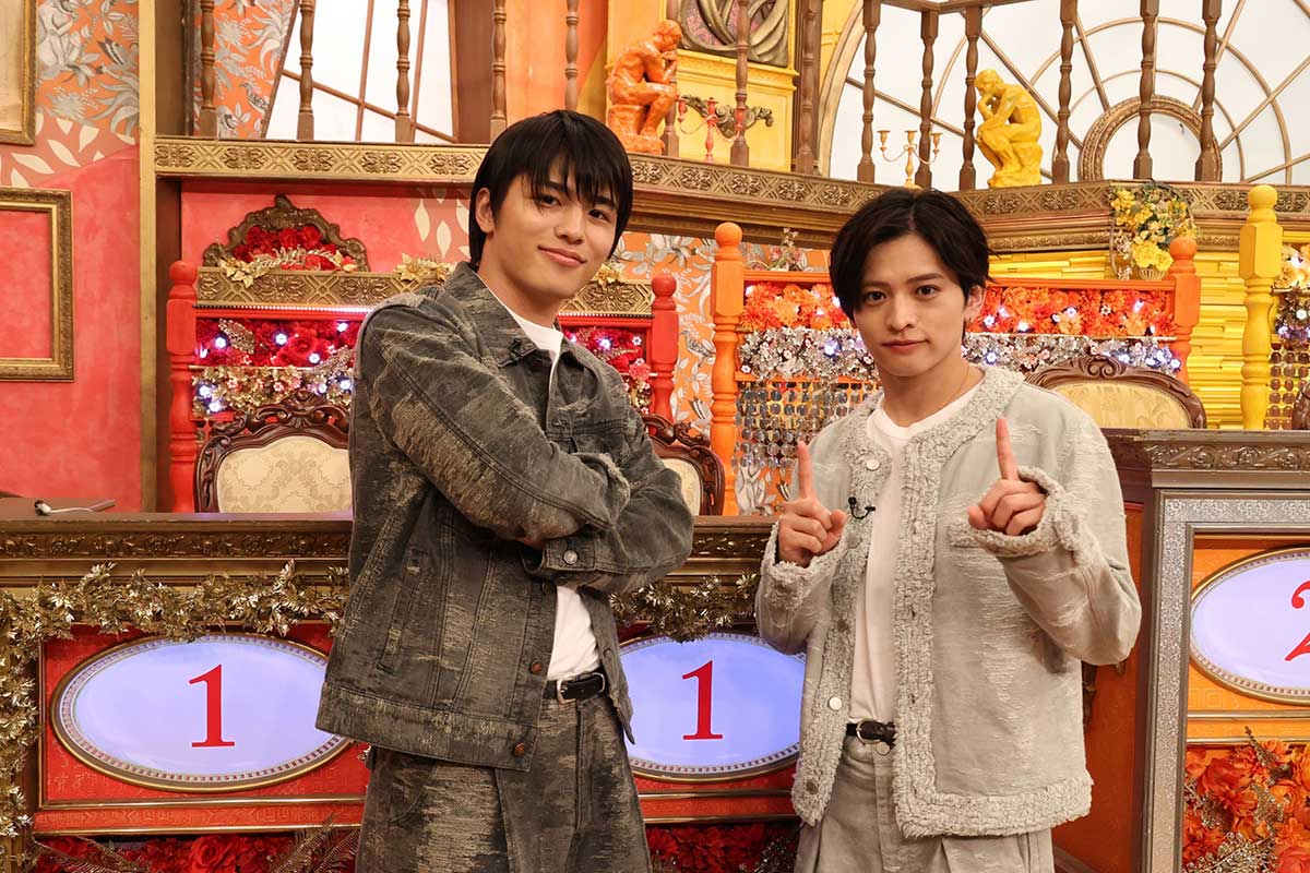 シーズンレギュラーに決定した篠塚大輝（左）と猪俣周杜【写真：(C)フジテレビ】