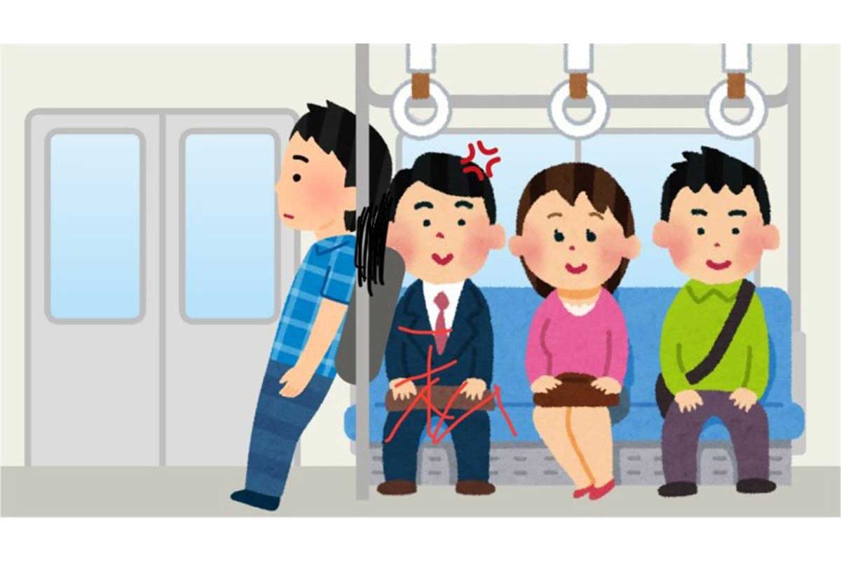 電車座席の悩みに共感殺到【写真:本人提供】