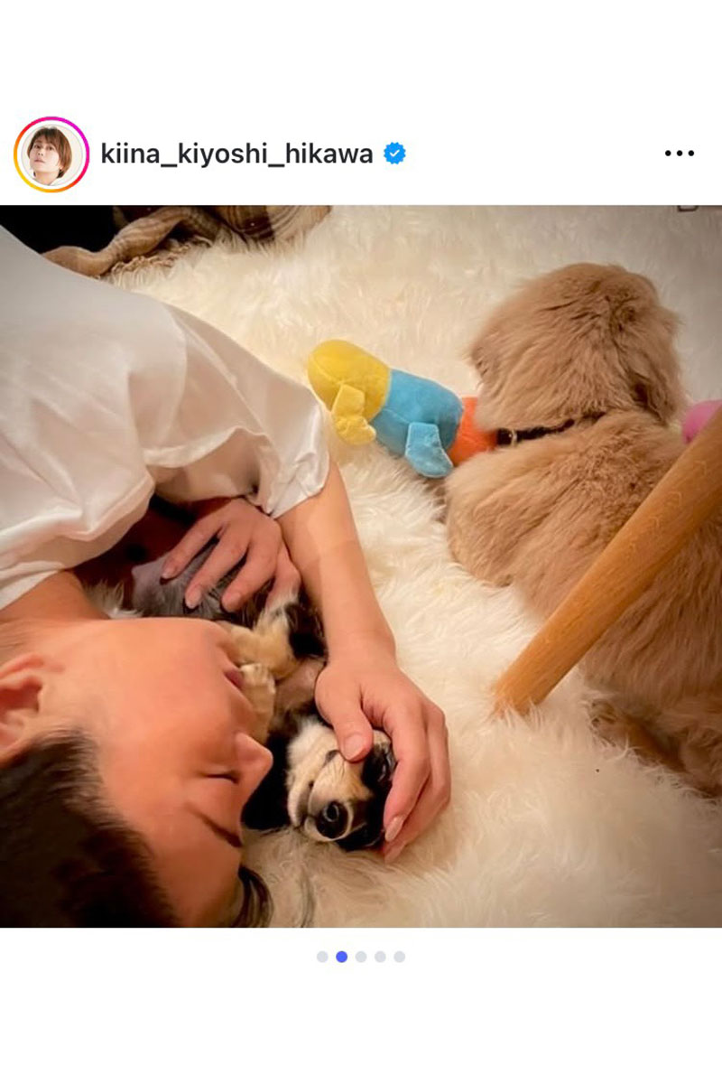 氷川きよしの実際の投稿【写真：インスタグラム（＠kiina_kiyoshi_hikawa）より】