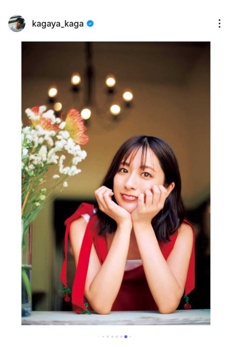 かが屋の加賀翔が撮影した田村真子アナの写真【写真：インスタグラム（＠kagaya_kaga）より】
