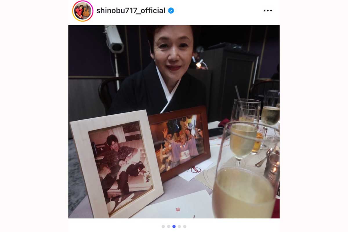 長男・二千翔さんの結婚式に出席した大竹しのぶ【写真：インスタグラム（@shinobu717_official）より】