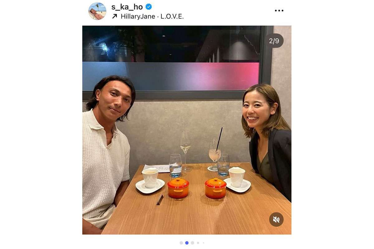 坂口佳穂（右）【写真：インスタグラム（＠s_ka_ho）より】