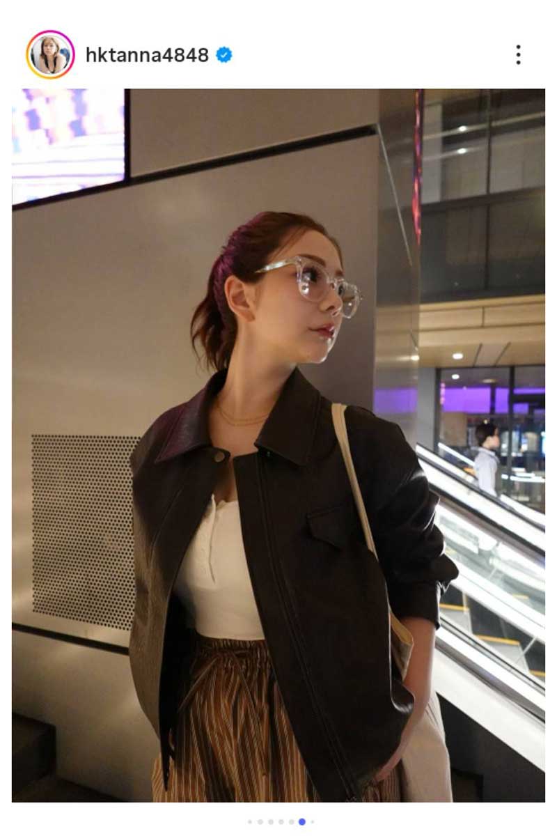 村重杏奈の実際の投稿【写真:インスタグラム(@hktanna4848)より】