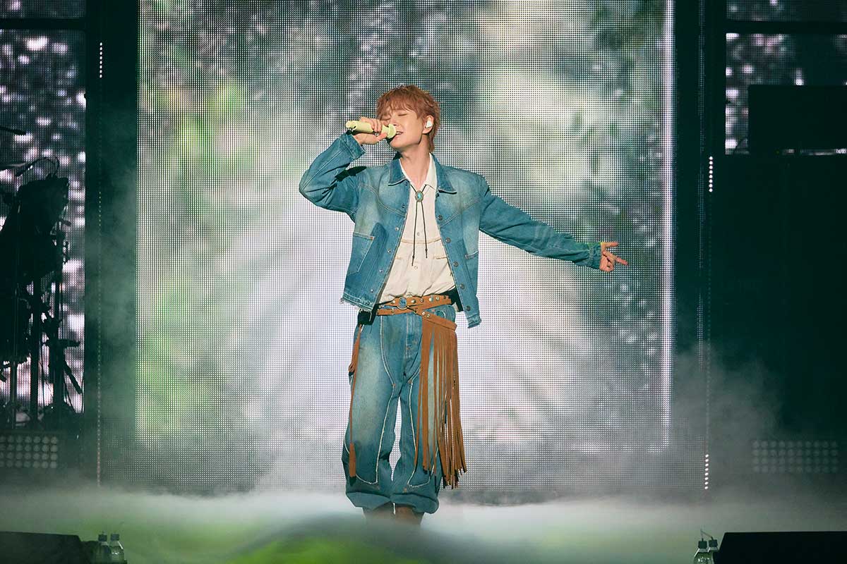 日本武道館でコンサートを開催したSHINeeのリーダー・オンユ【写真提供:ONEW JAPAN OFFICIAL FANCLUB】