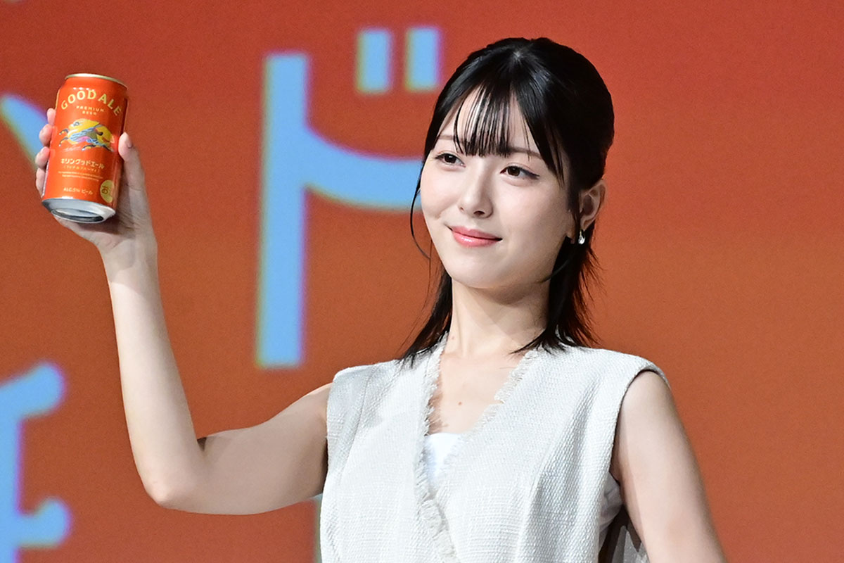 浜辺美波、アルコール飲料のCM初挑戦　新ビールの乾杯に「幸せな気持ち」