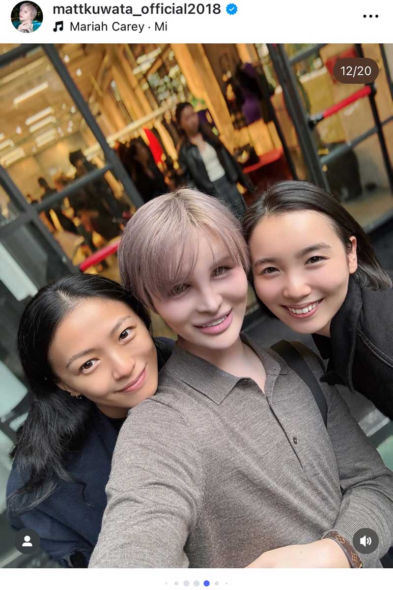 Matt（中央）【写真：インスタグラム（＠mattkuwata_official2018）より】