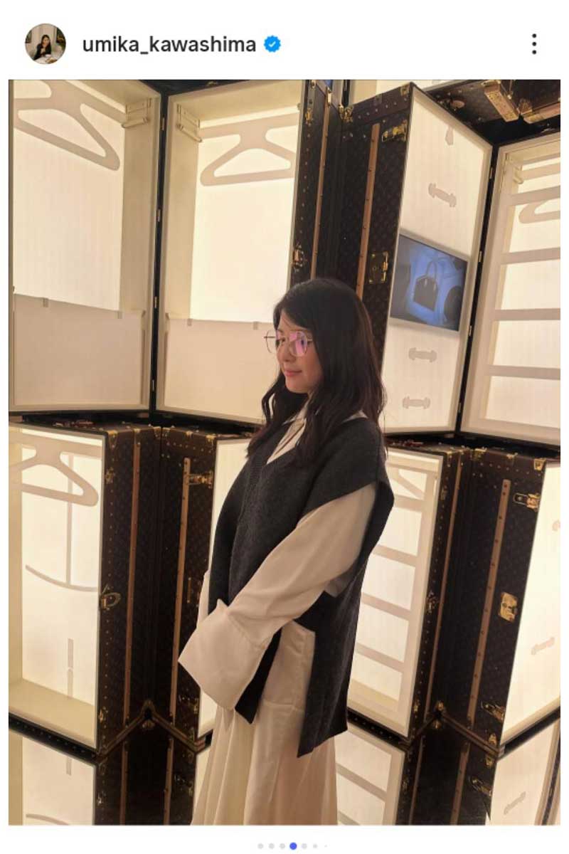 川島海荷の実際の投稿【写真:インスタグラム(@umika_kawashima)より】