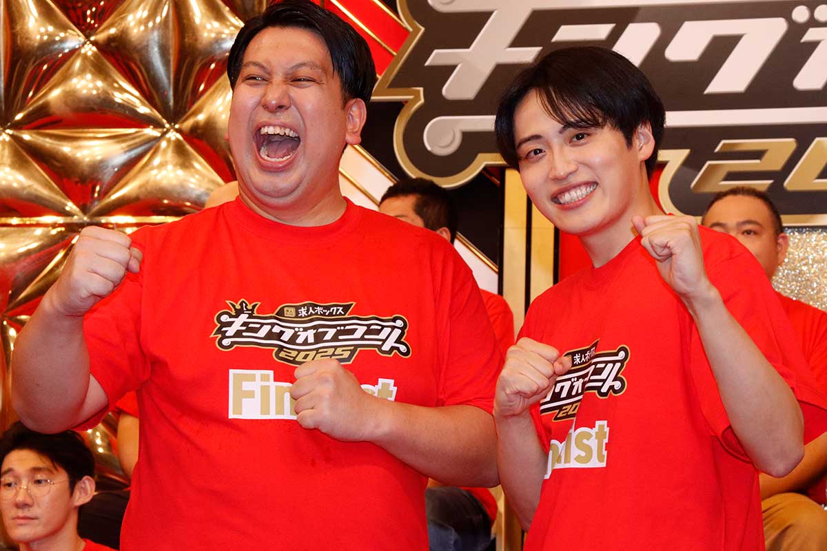 レインボーのジャンボたかお（左）と池田直人【写真：ENCOUNT編集部】