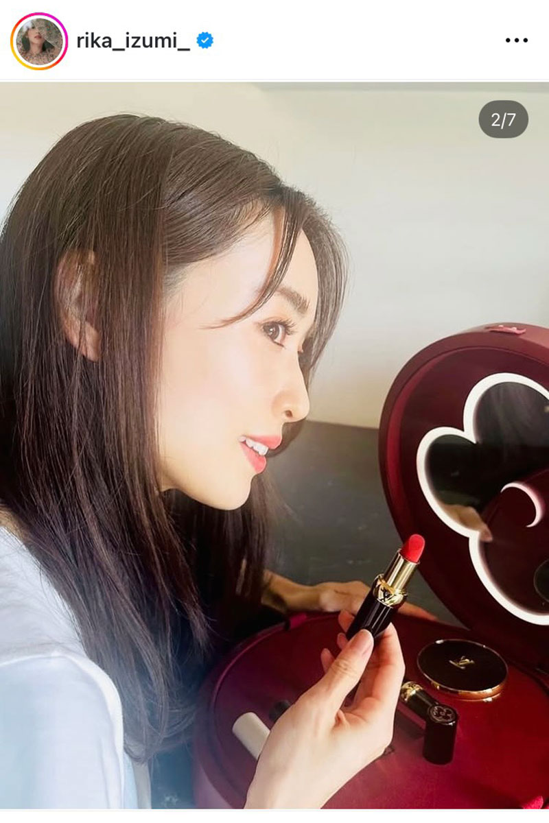 泉里香の実際の投稿【写真:インスタグラム(@rika_izumi_)より】