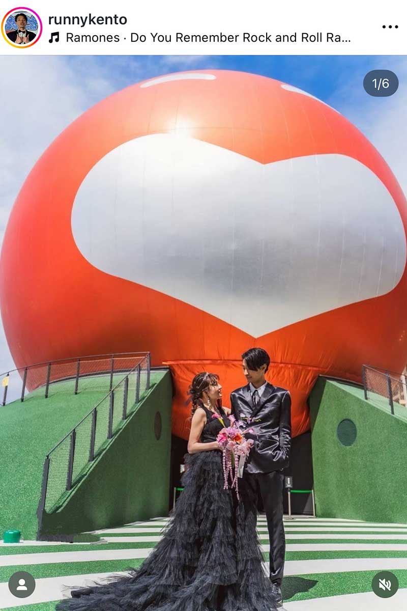 ラニーノーズの山田健人の実際の投稿【写真:インスタグラム(@runnykento)より】