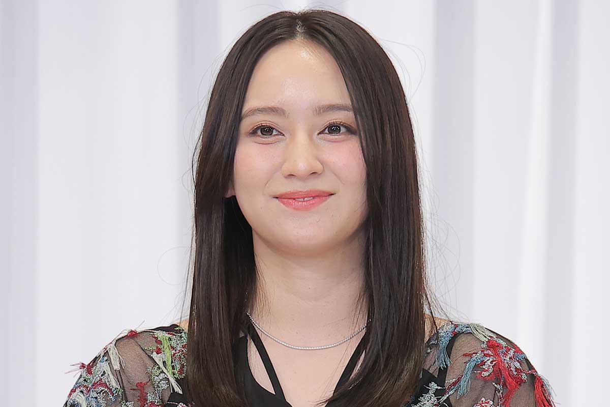 製作発表に登壇した岡田結実【写真：ENCOUNT編集部】