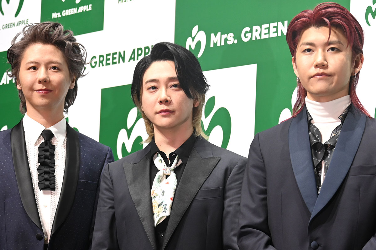 Mrs. GREEN APPLE【写真:ENCOUNT編集部】