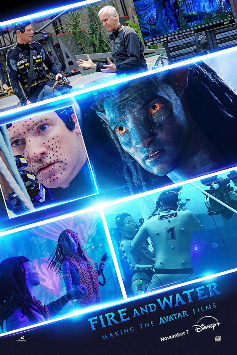 『炎と水―メイキング・オブ・アバター』キービジュアル【写真:(C)2025 20th Century Studios. All Rights Reserved.】