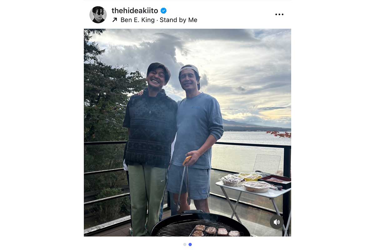 伊藤英明の実際の投稿【写真:インスタグラム(@thehideakiito)より】