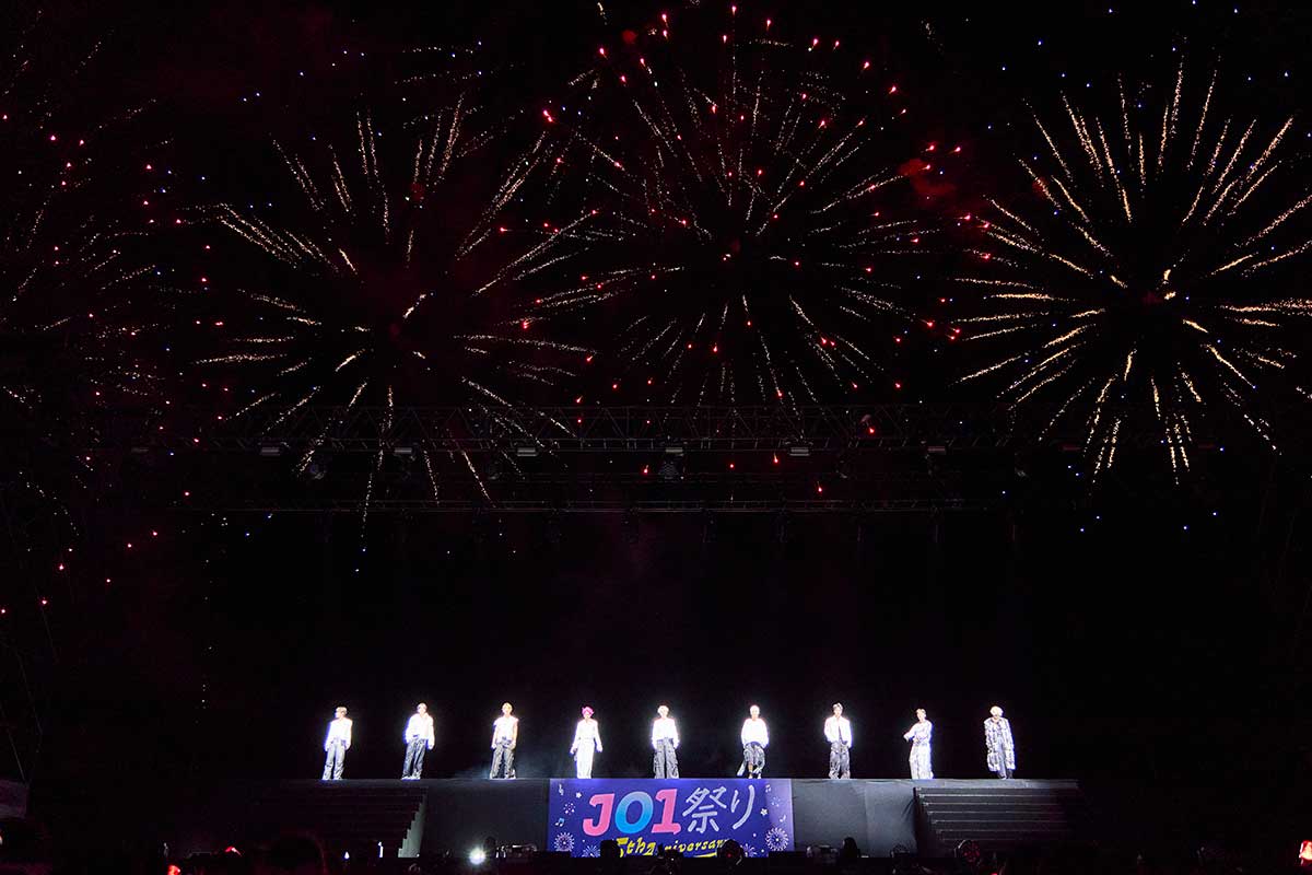 JO1として初の単独野外ライブを成功させた【写真：(C)LAPONE ENTERTAINMENT】