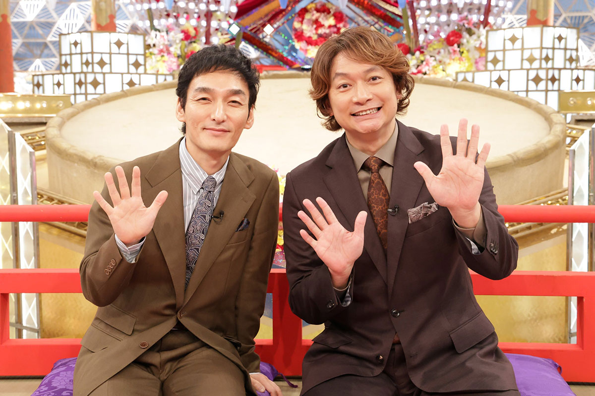 草彅剛＆香取慎吾、8年ぶりにフジバラエティーで共演　大食い特番『大相撲フードバトル』