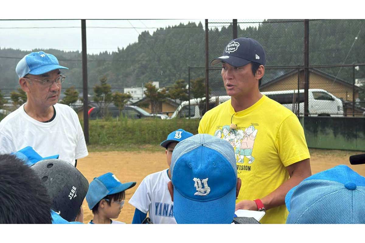 長嶋一茂、『24時間テレビ』チャリティーホームランのその後　能登の学童野球チームに道具を贈呈