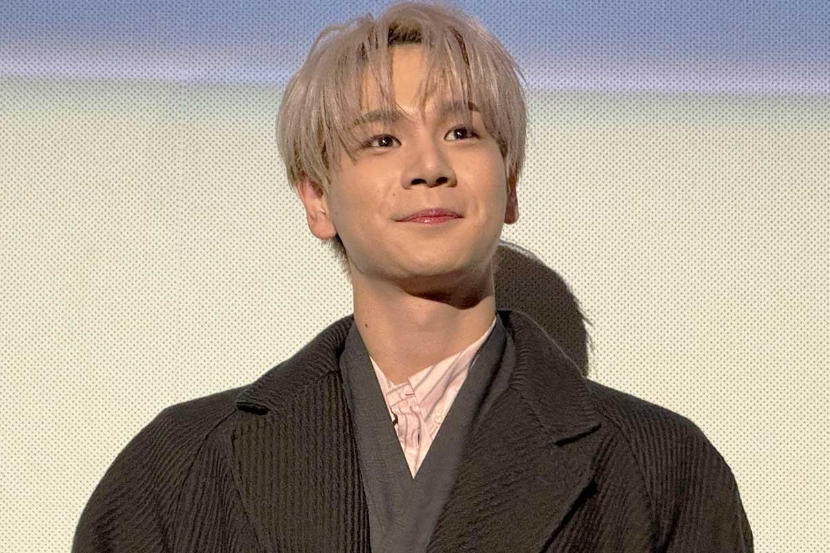 イベントに登壇したJO1・豆原一成【写真：ENCOUNT編集部】