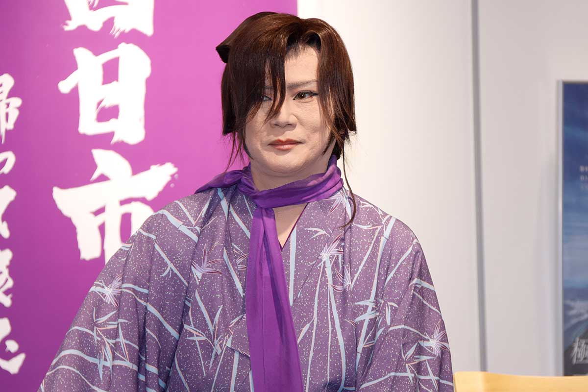 イベントに出席した京本政樹【写真:ENCOUNT編集部】