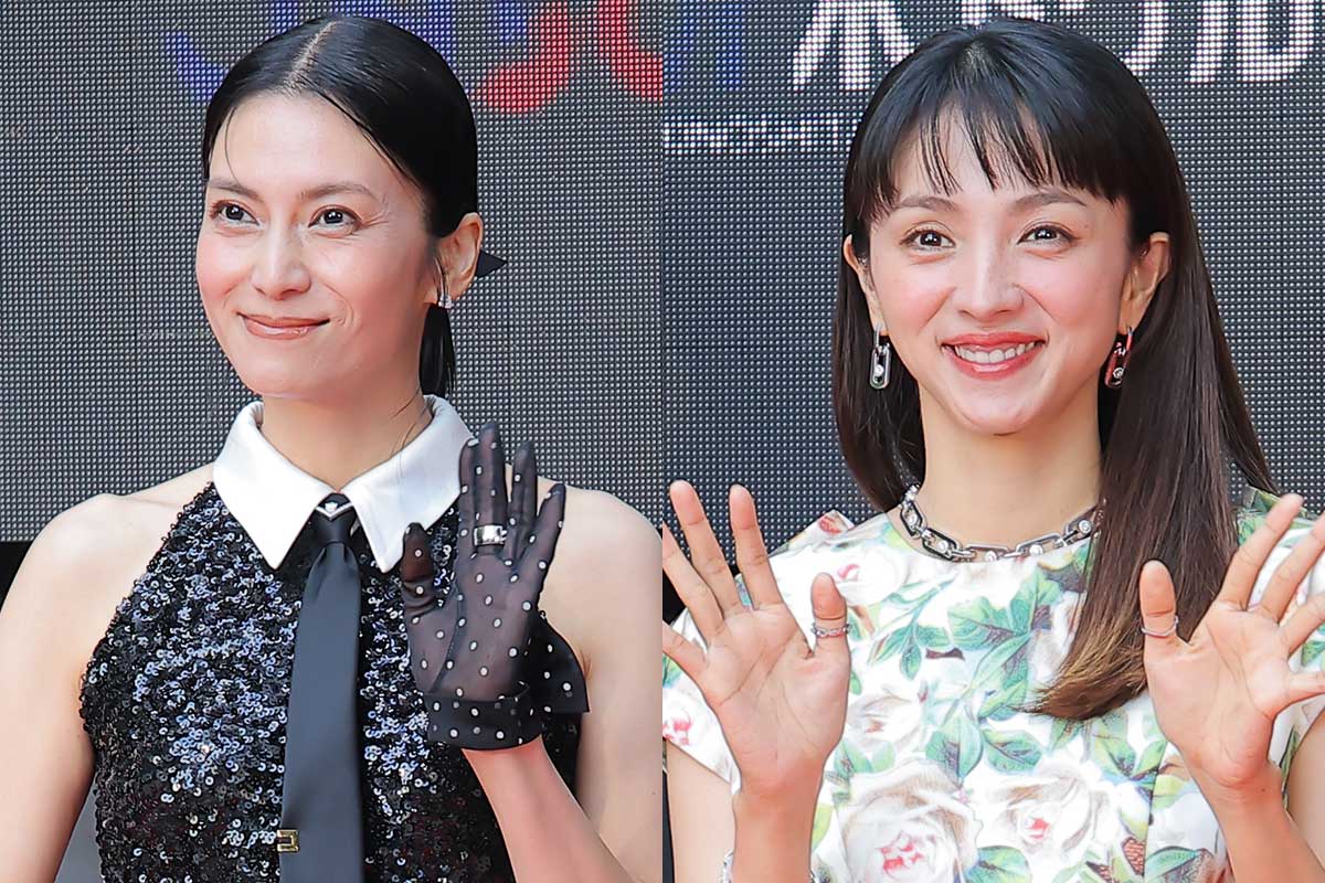 柴咲コウ＆満島ひかり、東京国際映画祭ステージに2作品で登場　司会者も仰天「大活躍です」